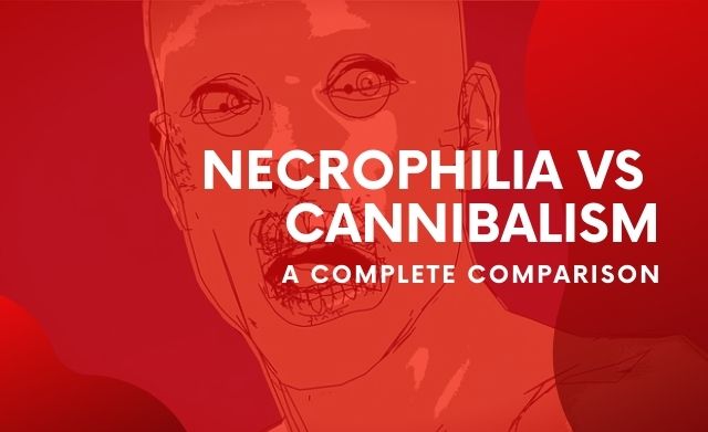 difference between necrophilia and cannibalism