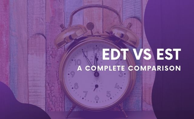 difference between EDT and EST